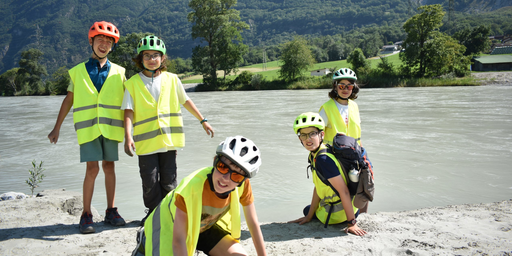 A vélo au fil de l'eau (c) WWF Suisse